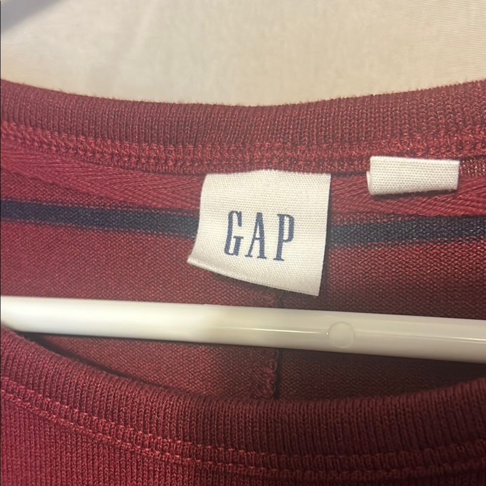 GAP Red Long Sleeve Sheath Dress - Picture 2 of 5